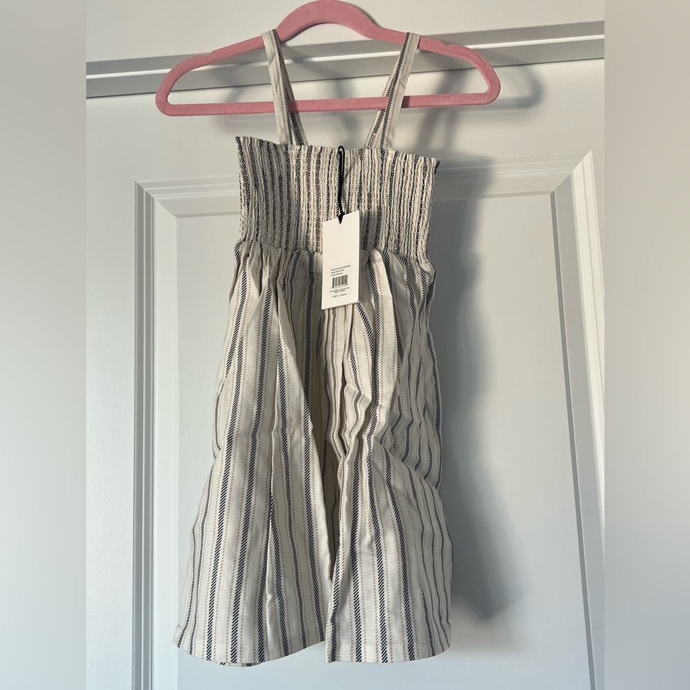 Miles The Label  Striped Girls Sundress Adjustable Strap Size 4